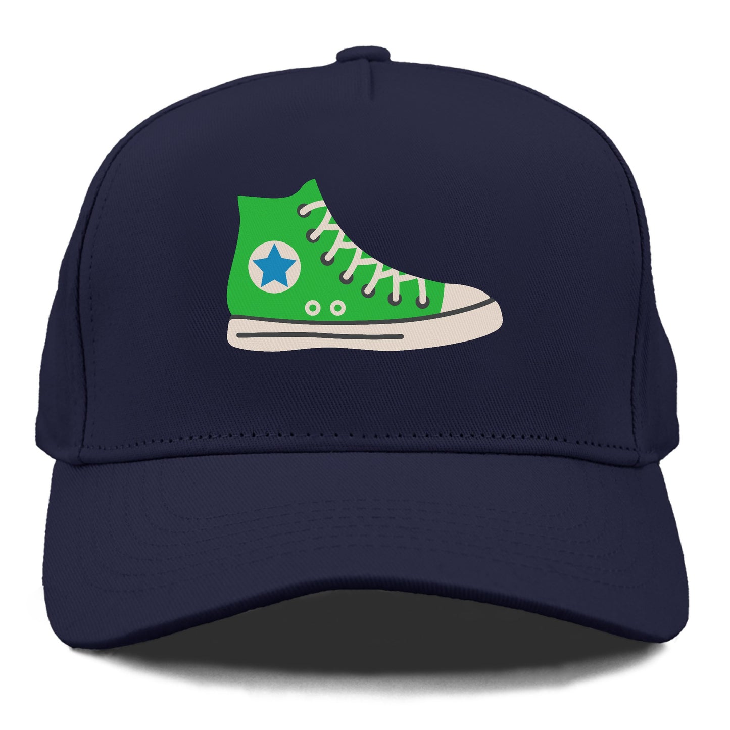 Retro 80s Converse Shoe Green Hat