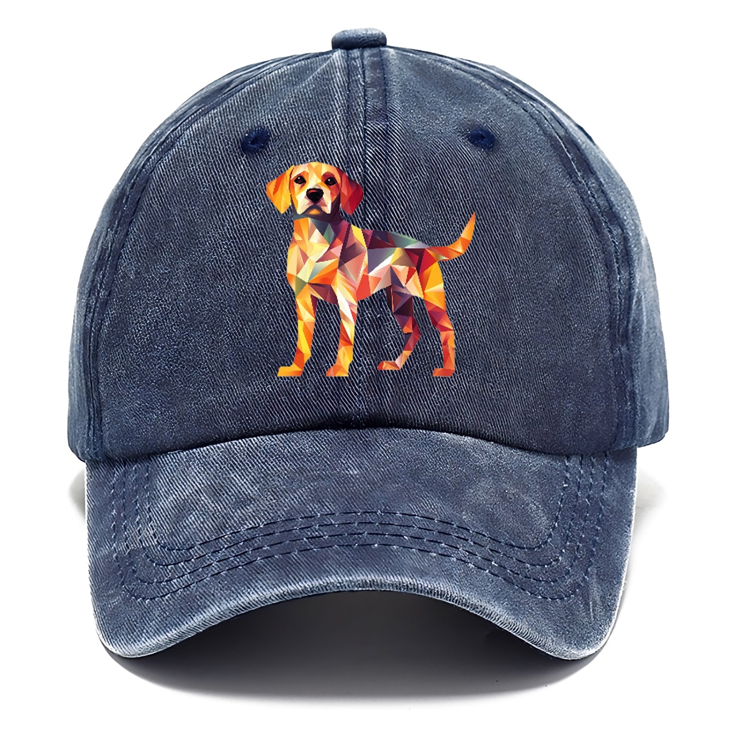 Geometric Dog Standing Hat