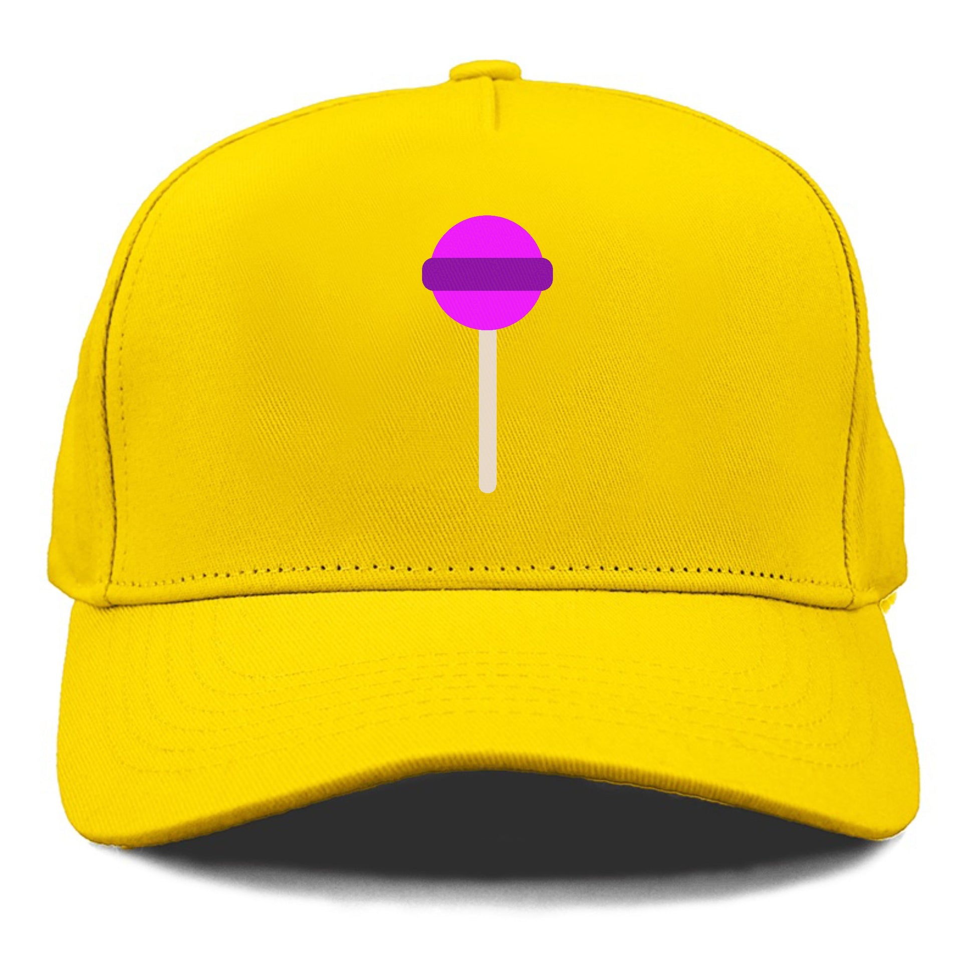 Retro 80s Lollipop Purple Hat