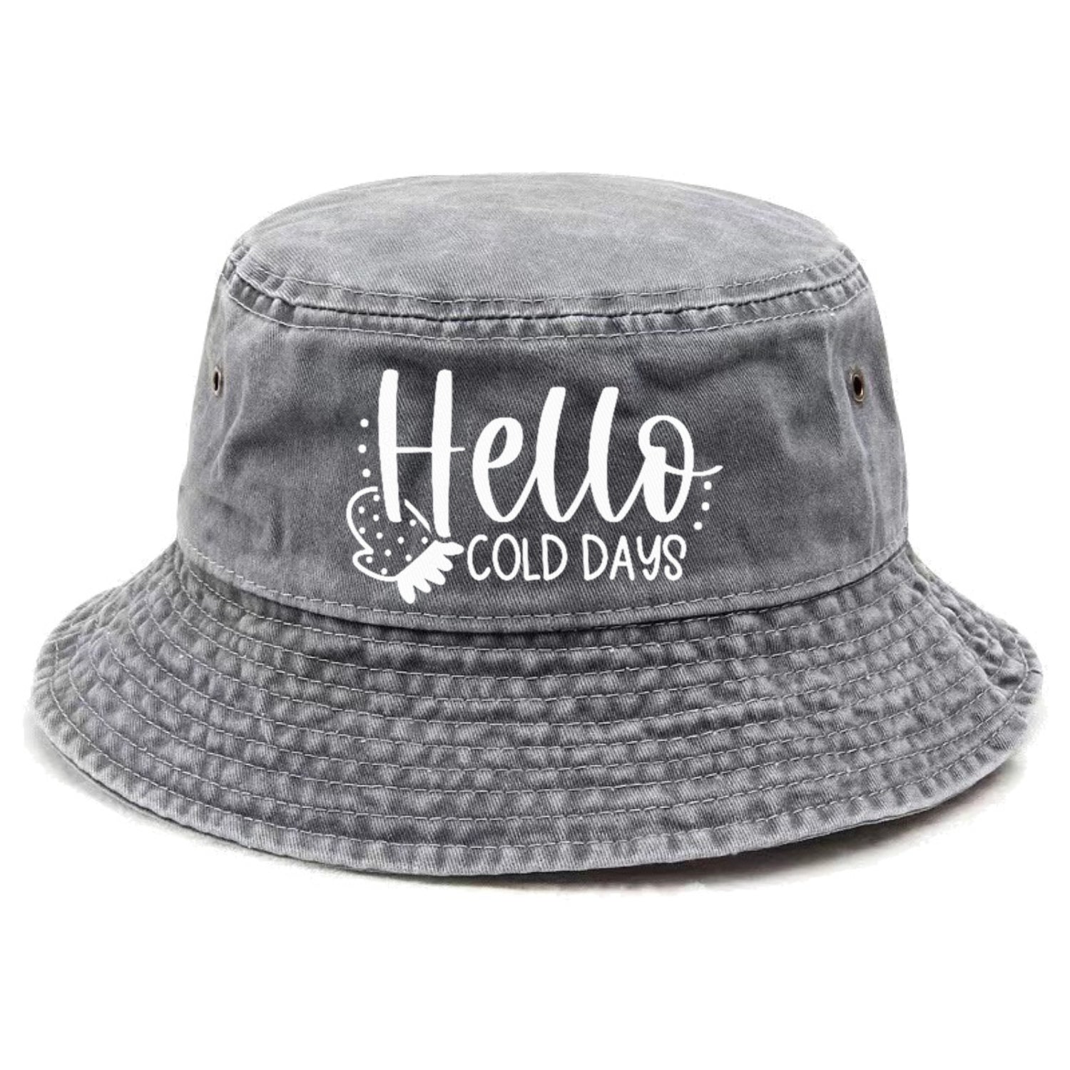 hello cold days Hat