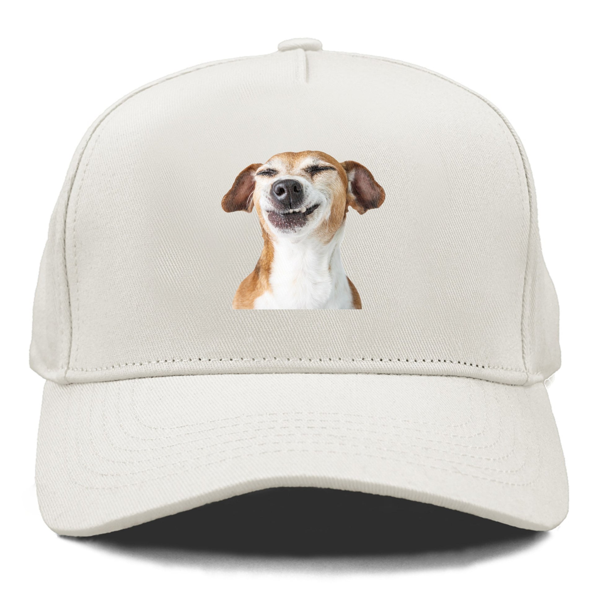 Joyful Jack Russell Terrier with a beaming, toothy smile Hat