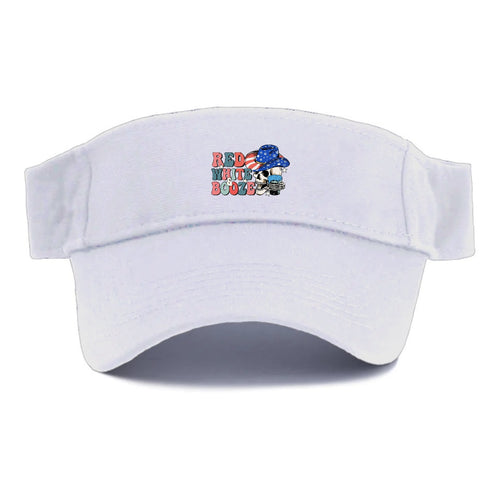 Red White And Booze Visor