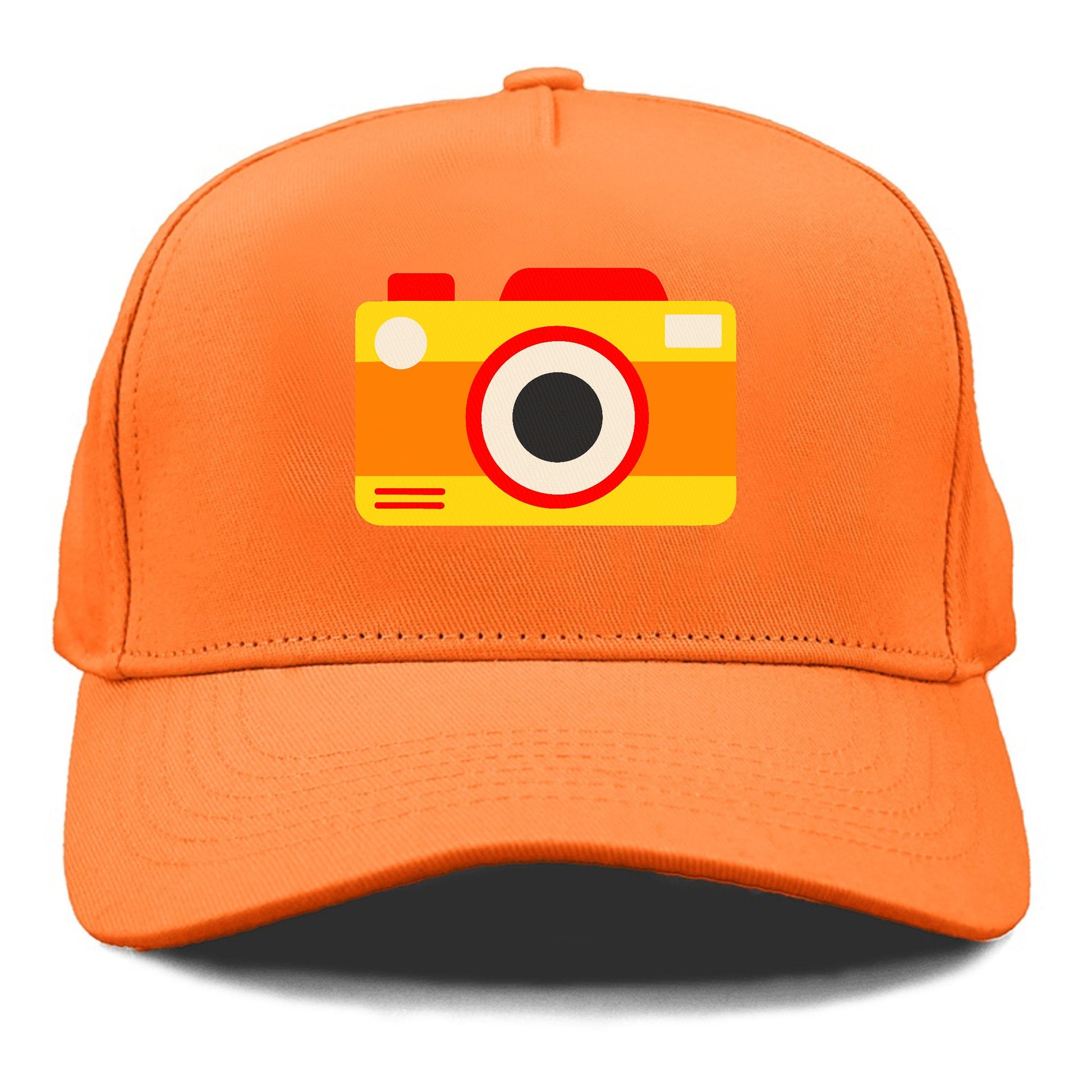 Retro 80s Camera Yellow Hat