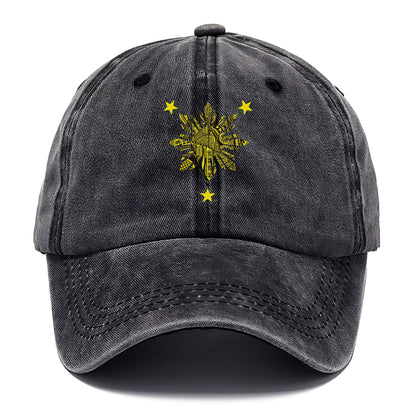 Filipino Cultural Sun Motif Hat