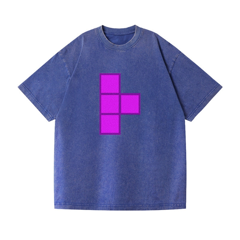 Retro 80s Tetris Blocks Purple Hat