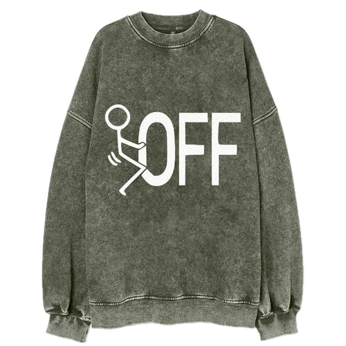 F Off Vintage Sweatshirt