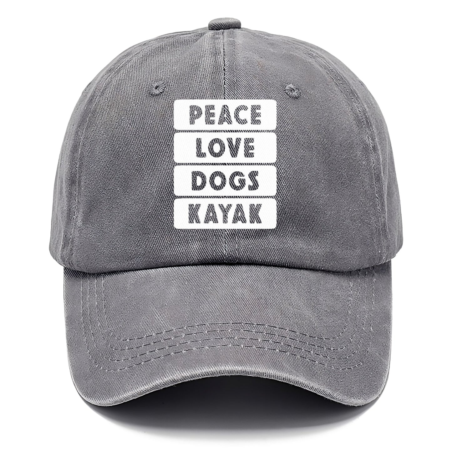 peace love dogs kayak classic Hat