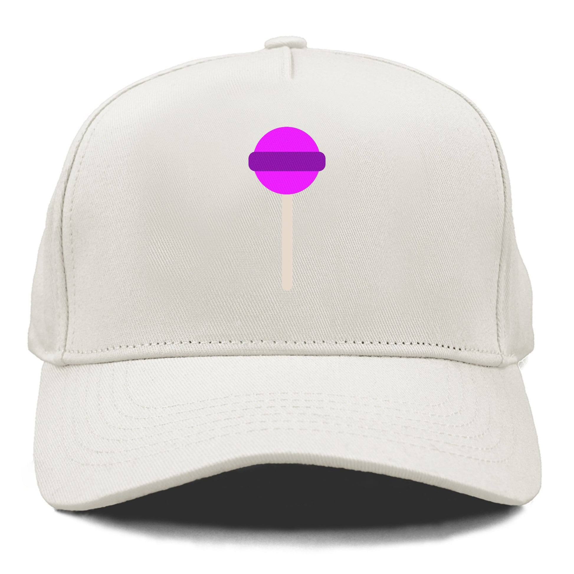 Retro 80s Lollipop Purple Hat