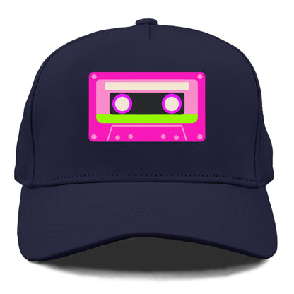 Retro 80s Cassette Pink Hat