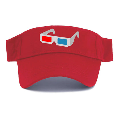 Retro 80s 3D Glasses Hat