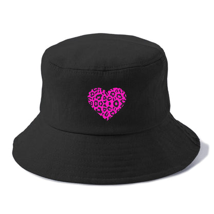 Retro 80s Heart Cheetah Print Hat