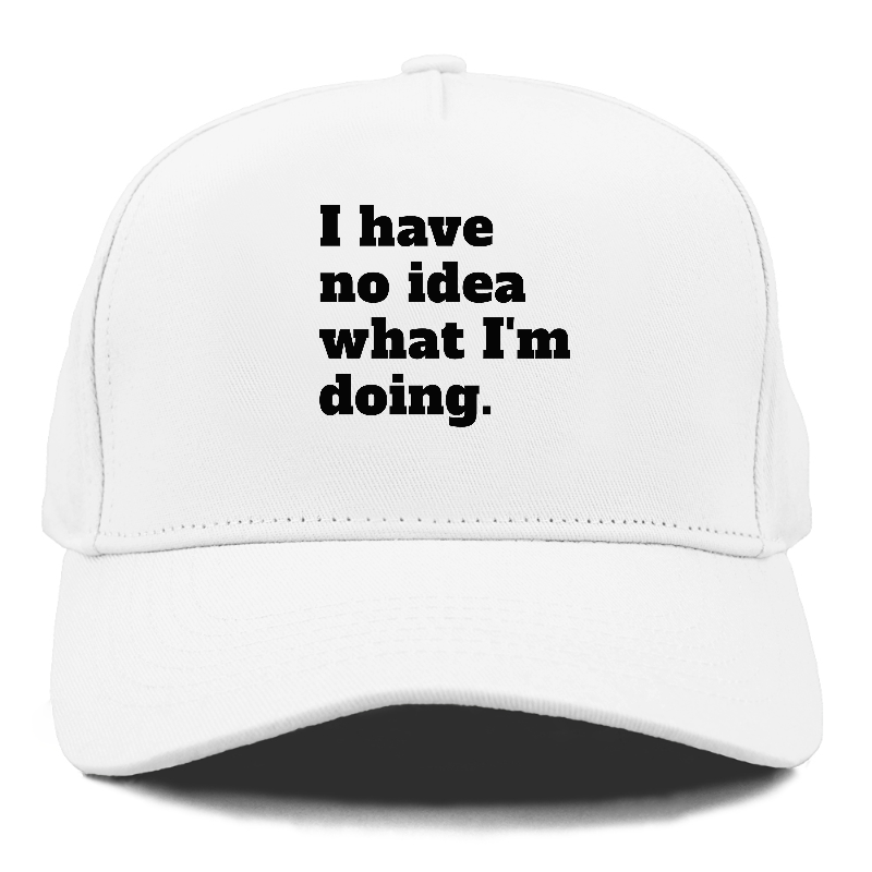 i have no idea what i'm doing Hat