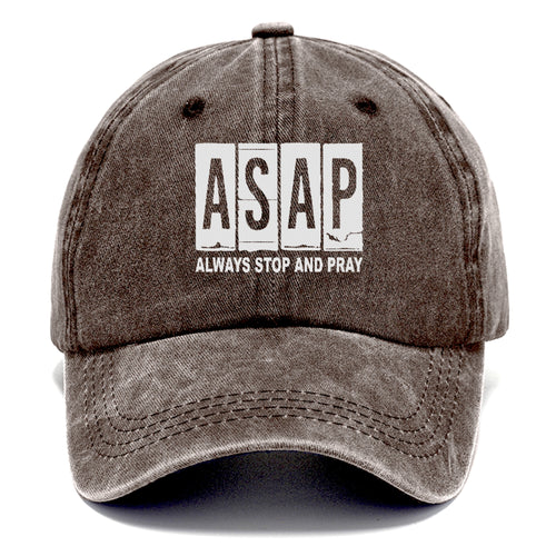 Asap Always Stop And Pray Classic Cap