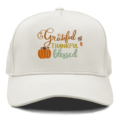 Grateful Thankful Blessed Hat