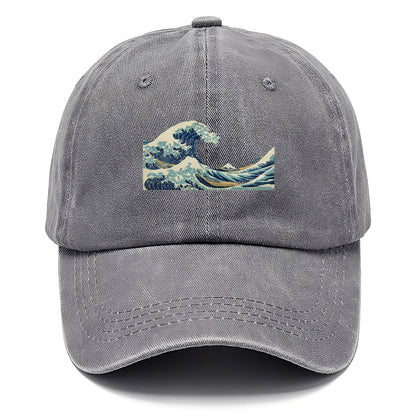 the great wave off kanagawa Hat