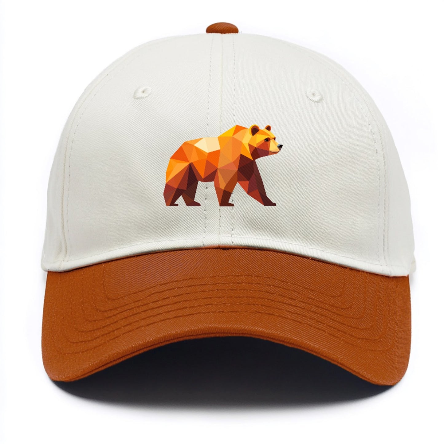 Geometric Bear on the Move Hat