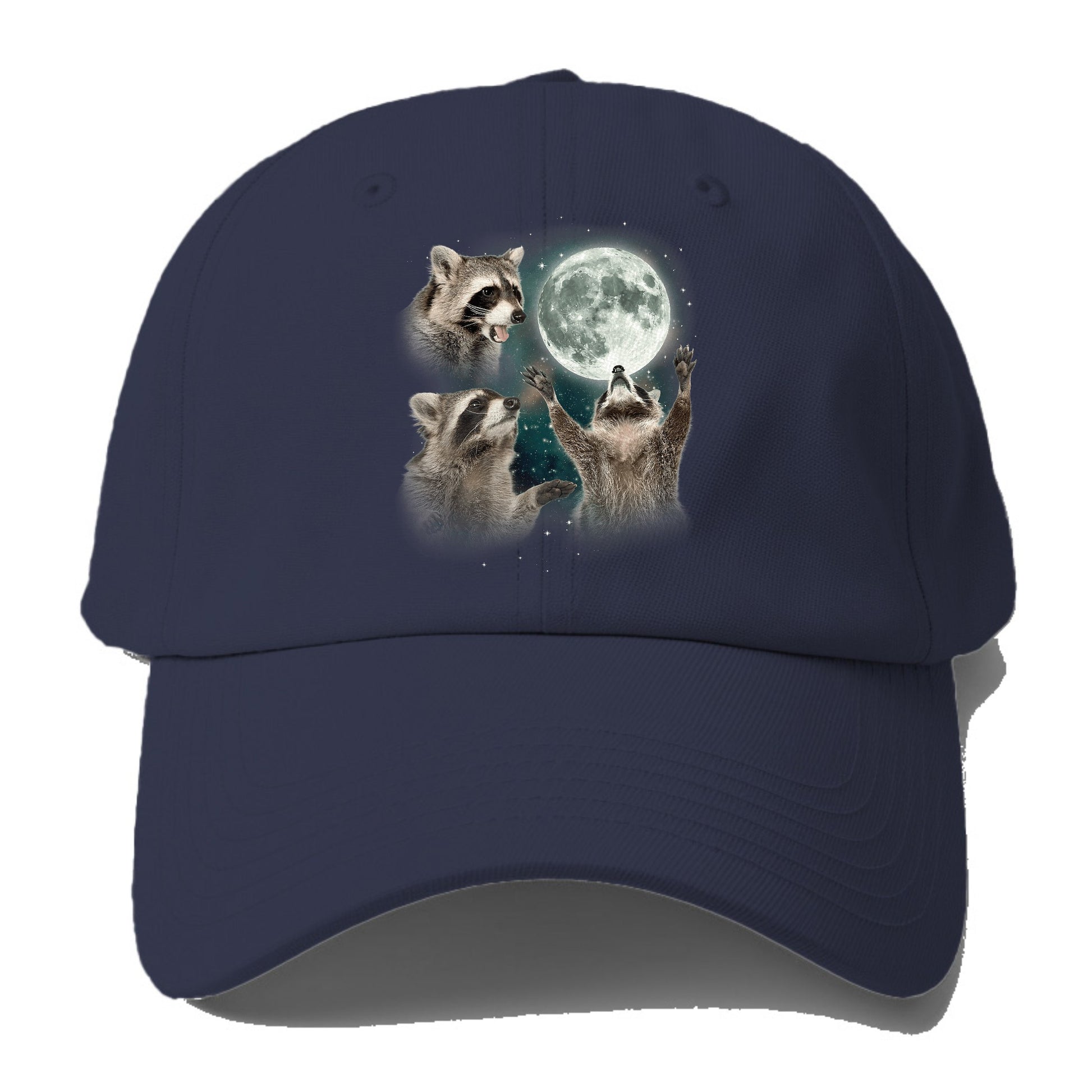 Racoons howling at the Moon Hat