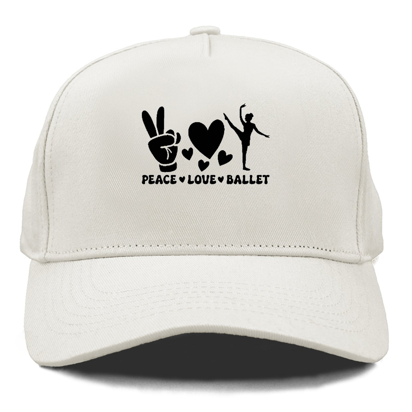 peace love ballet Hat