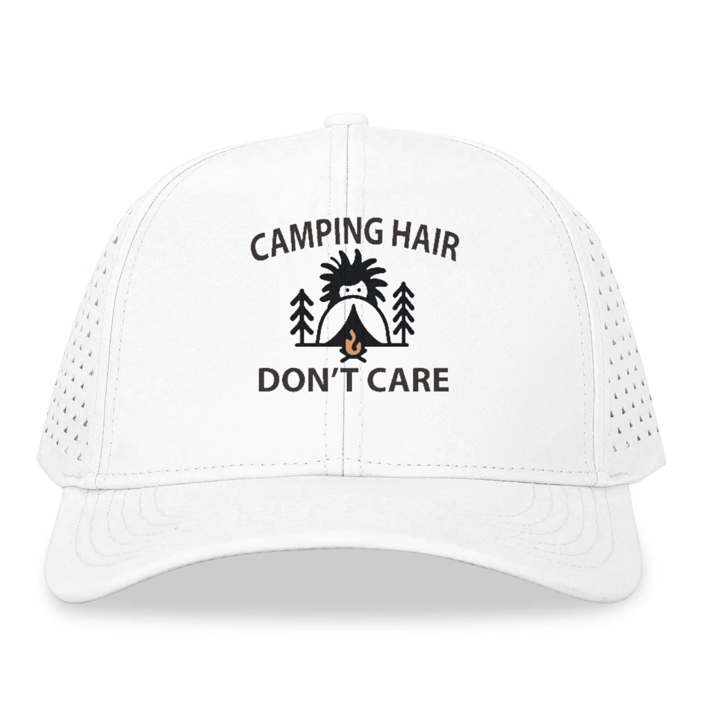 camping hair don't care Hat