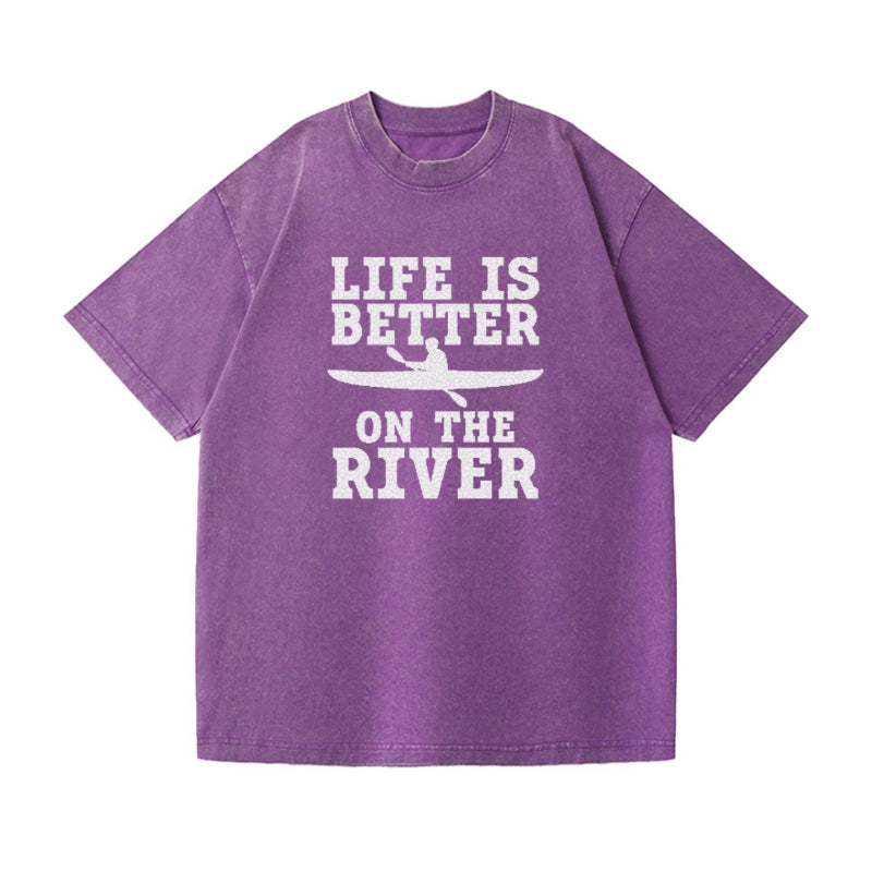 life is better on the river Hat