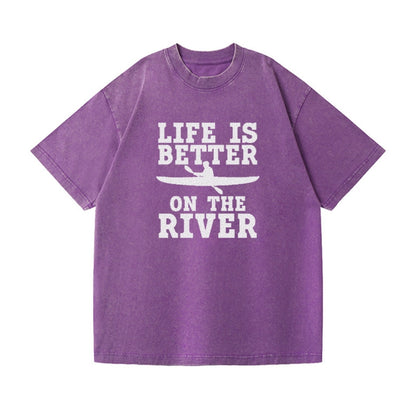 life is better on the river Hat