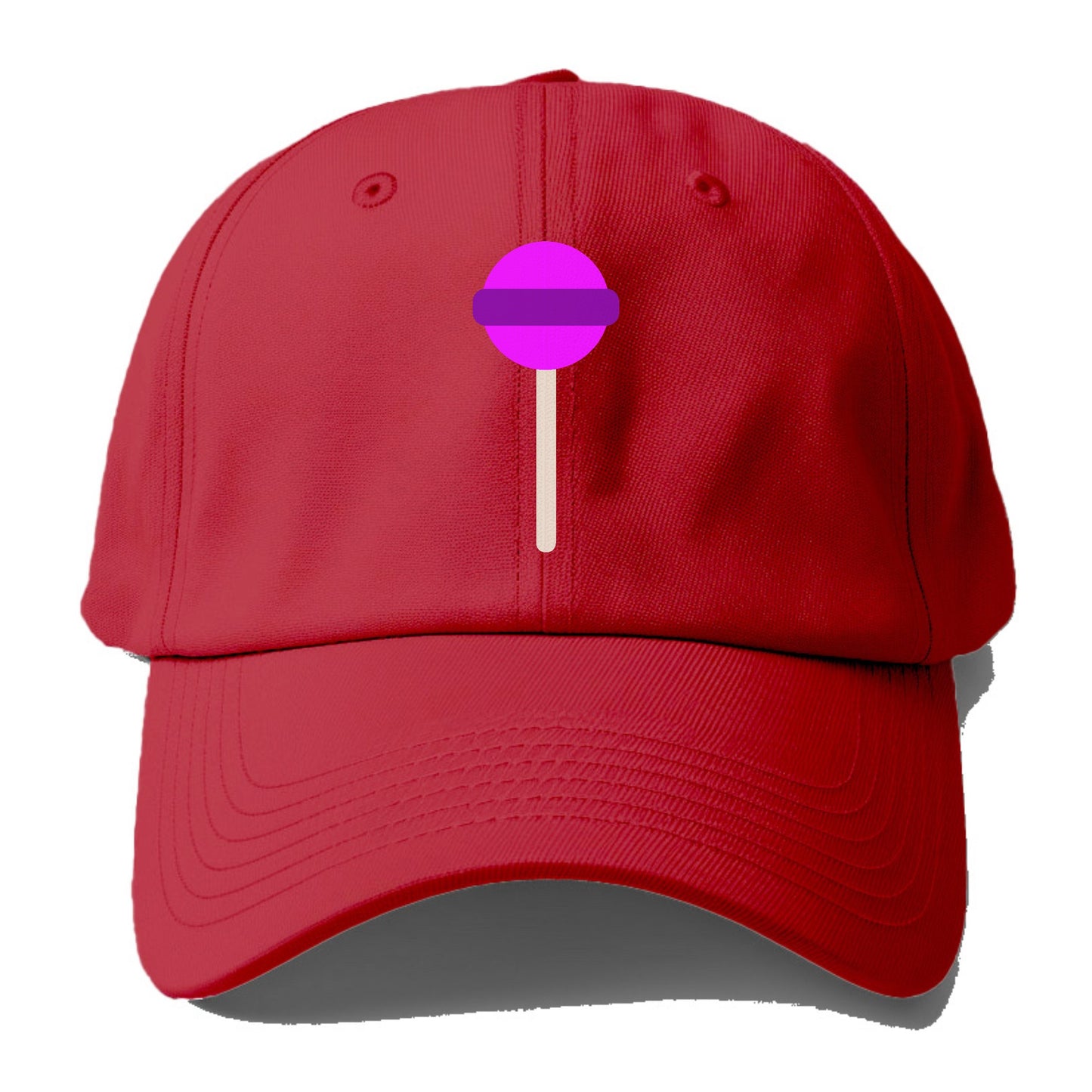 Retro 80s Lollipop Purple Hat