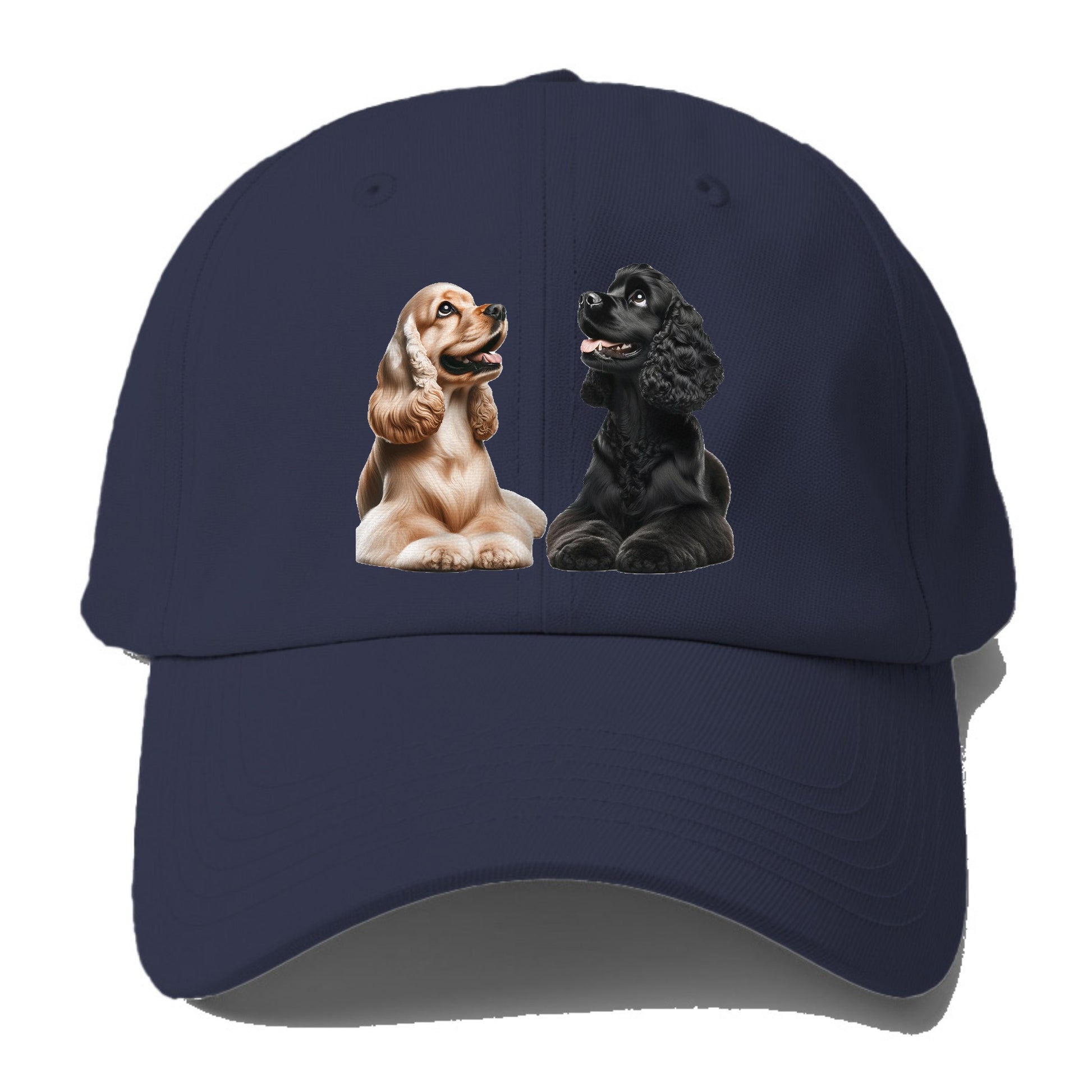 golden and black cocker spaniels Hat