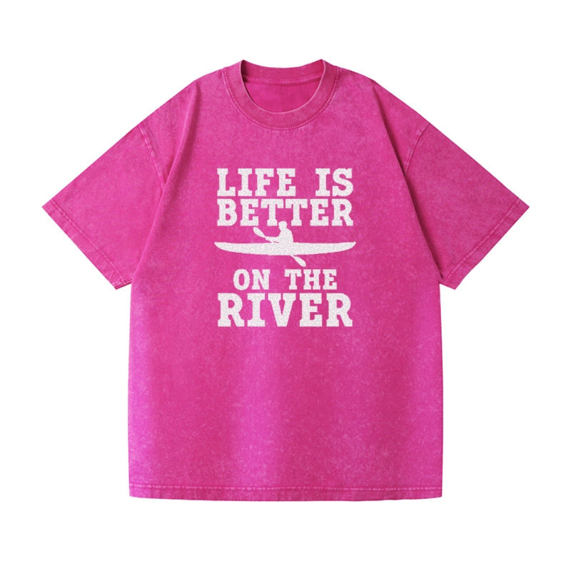 life is better on the river Hat