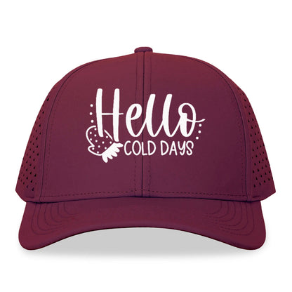 hello cold days Hat