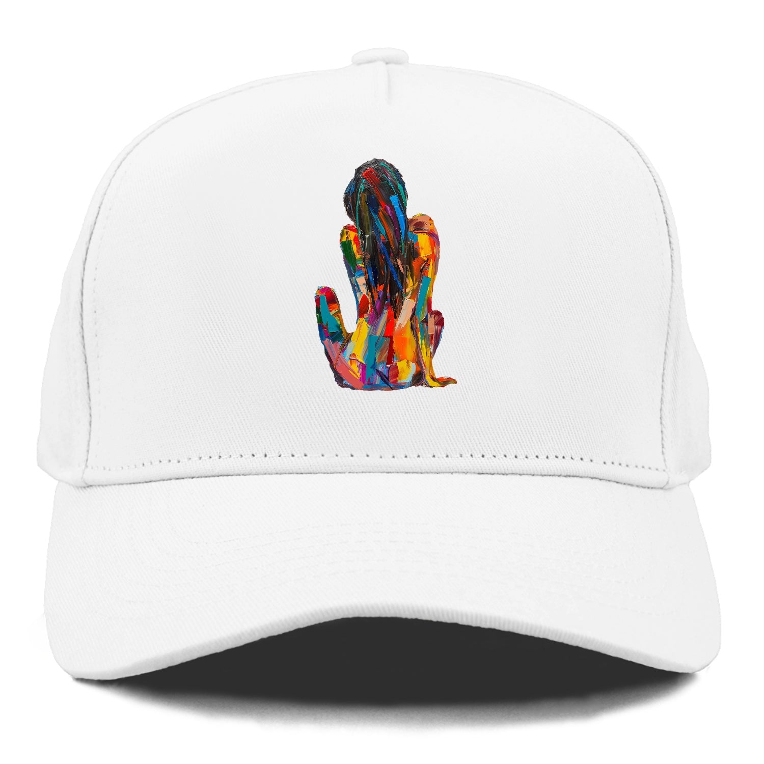 Vibrant Reflection Abstract Beauty Hat