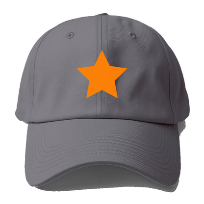 Retro 80s Star Orange Hat