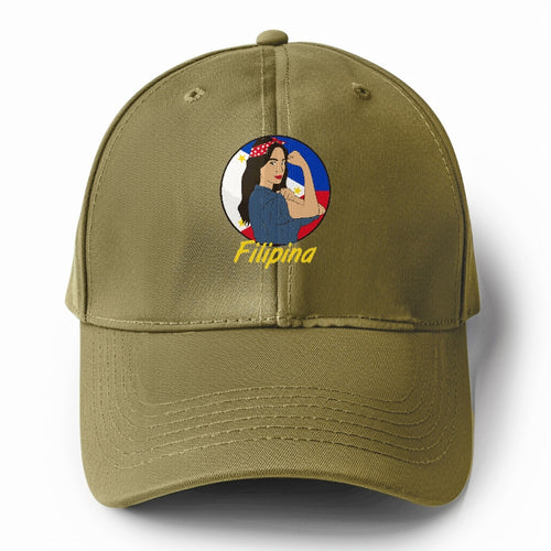 Filipina Solid Color Baseball Cap