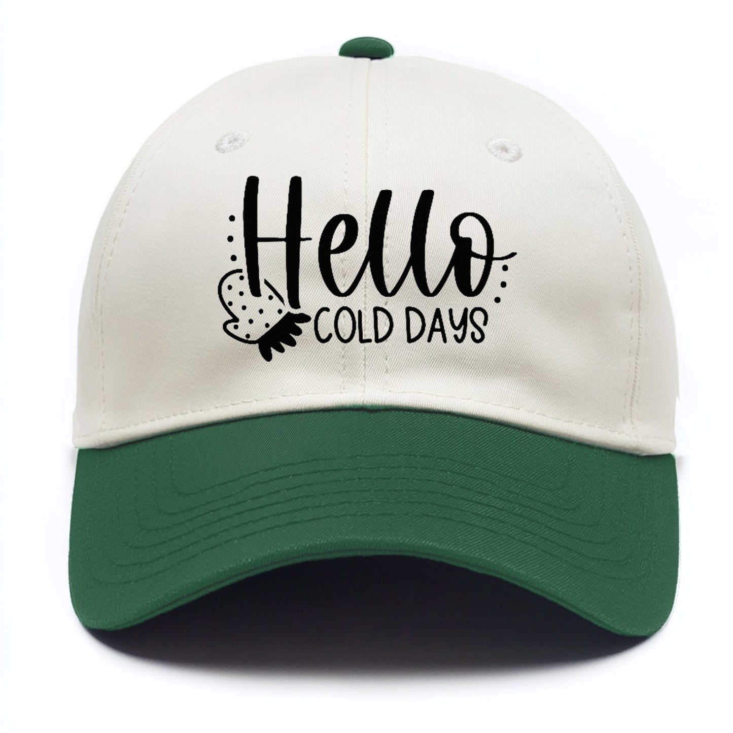 hello cold days Hat