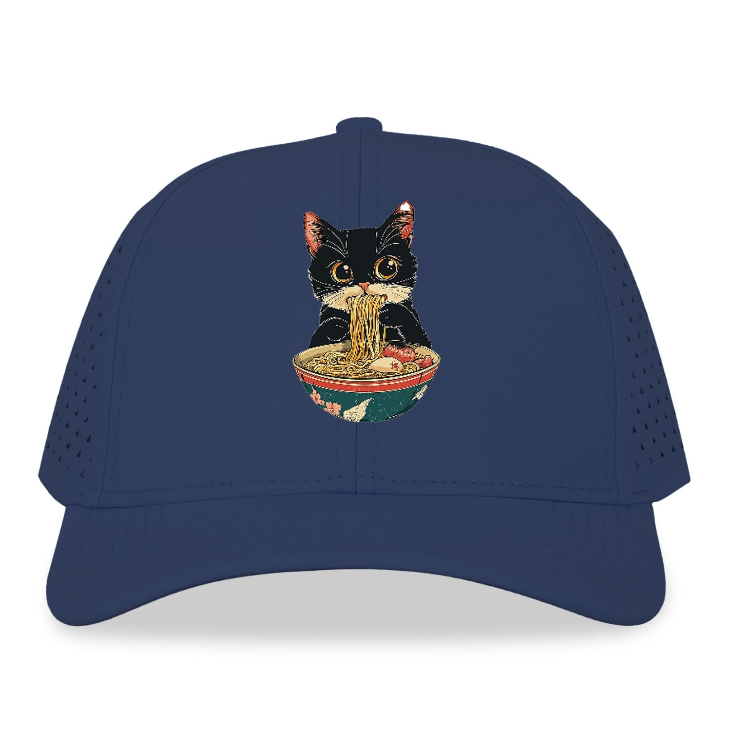 Cat Eating Noodles Hat