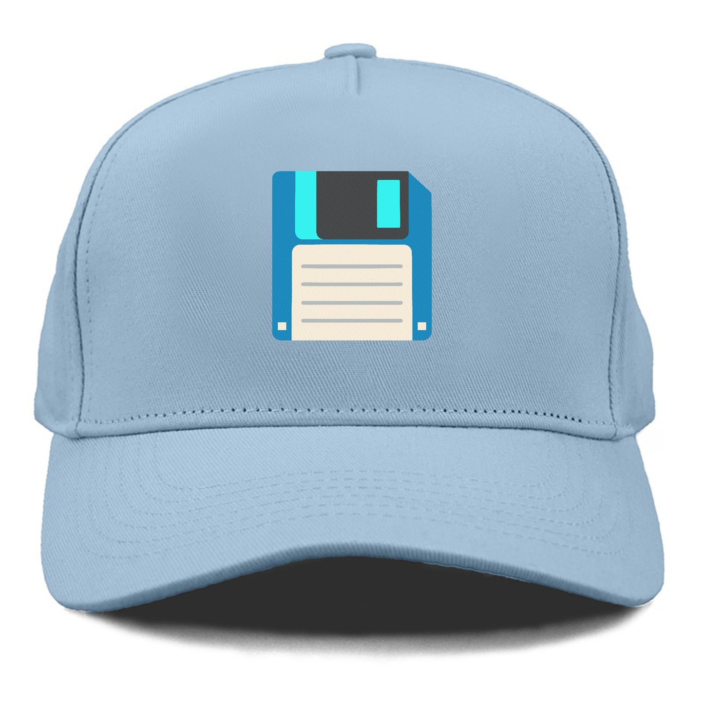 Retro 80s Floppy Disk Blue Hat