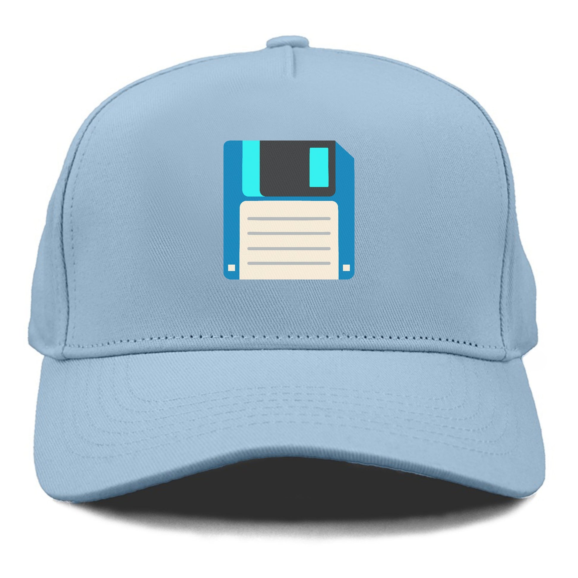 Retro 80s Floppy Disk Blue Hat