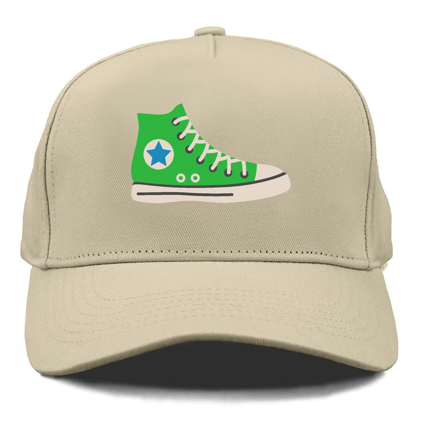 Retro 80s Converse Shoe Green Hat