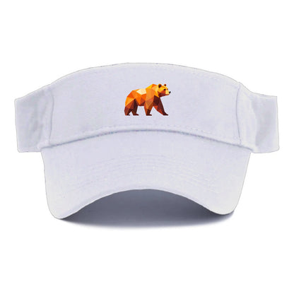 Geometric Bear on the Move Hat