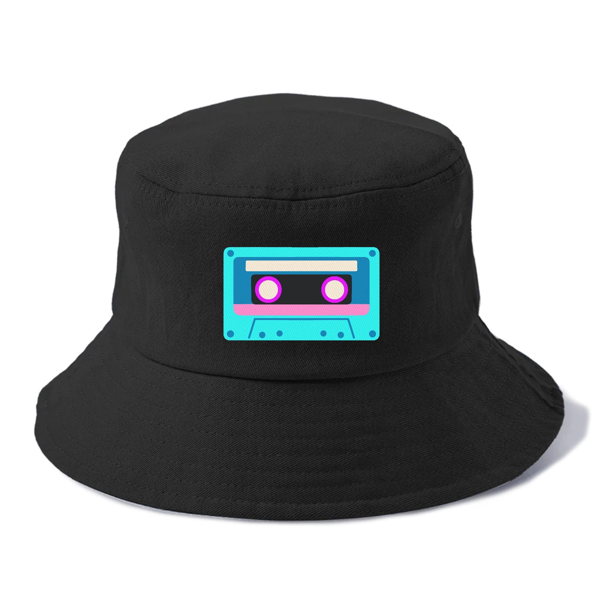 Retro 80s Cassette Blue Hat