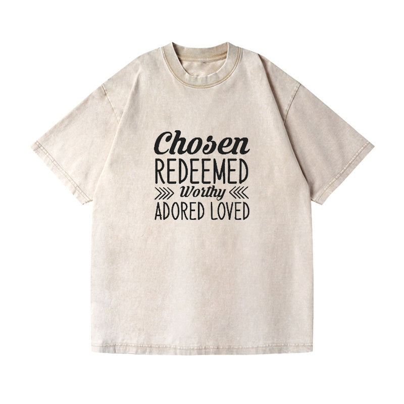 Chosen redeemed worthy adored loved Hat