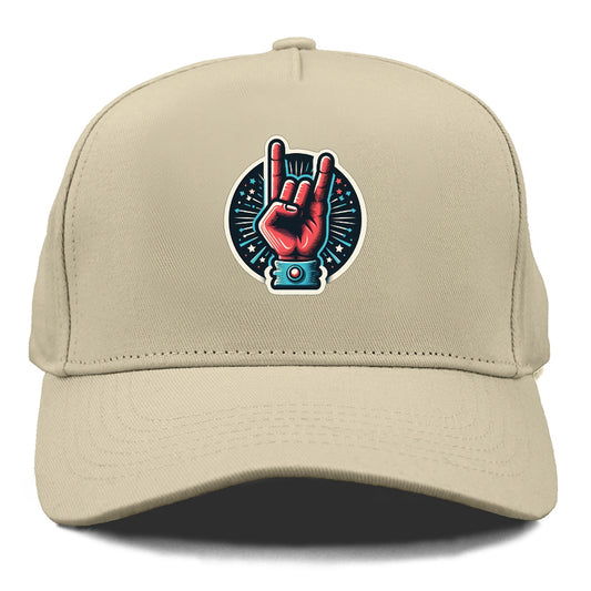 hand horn rock Hat