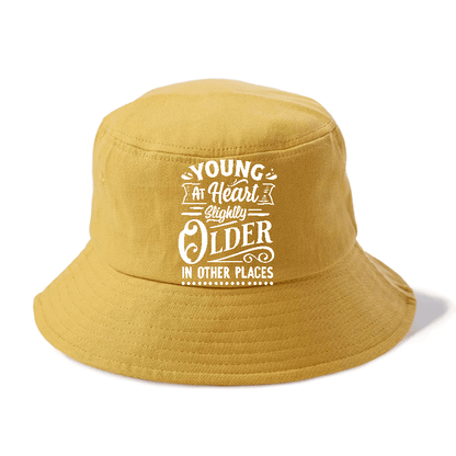 Young at heart slightly older in other places Hat