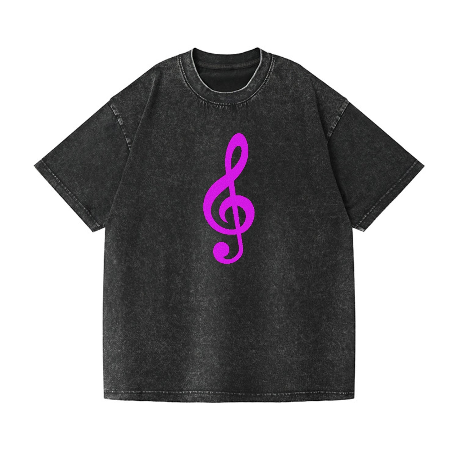 Retro 80s Music Note Purple Hat