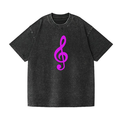 Retro 80s Music Note Purple Hat