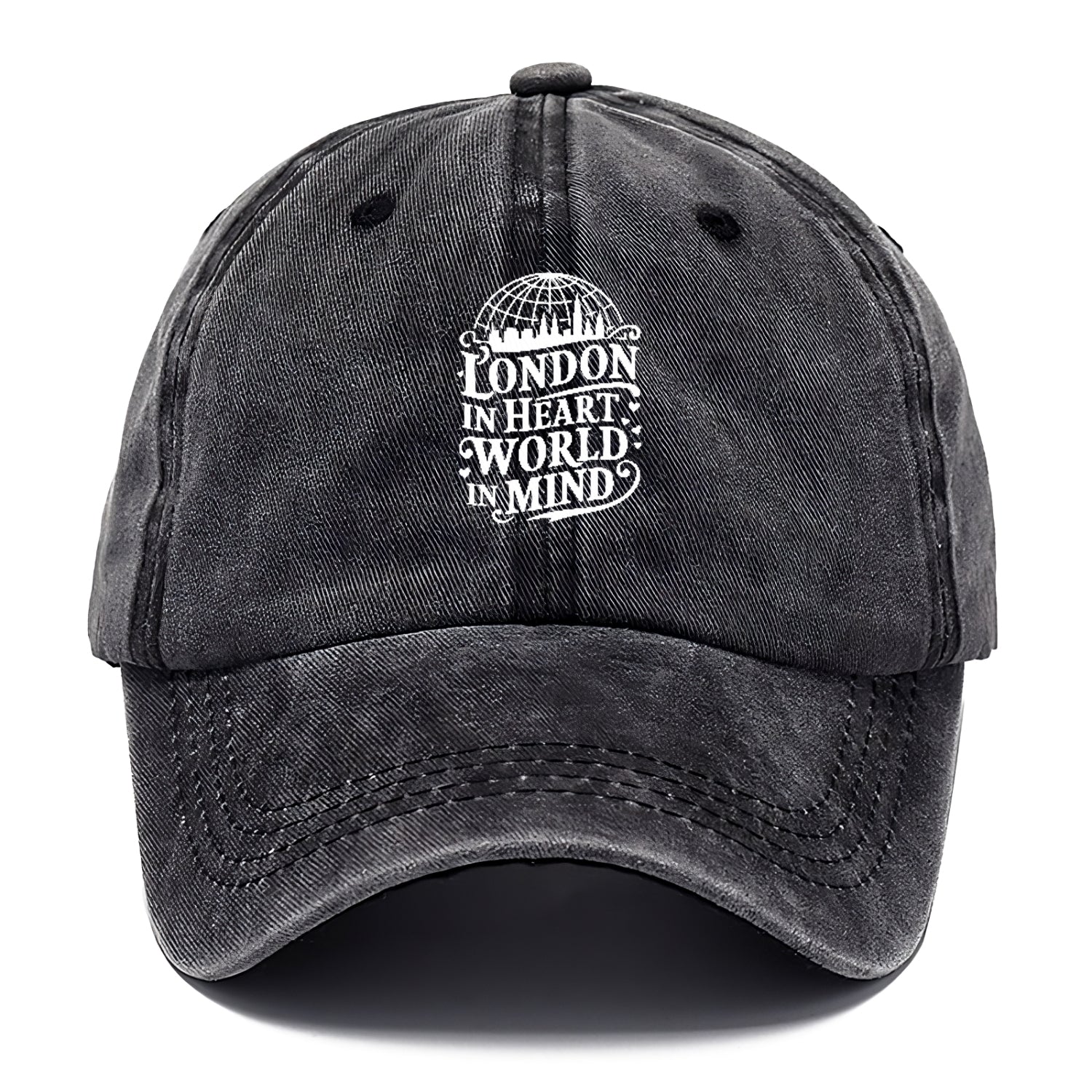 london in heart world in mind Hat