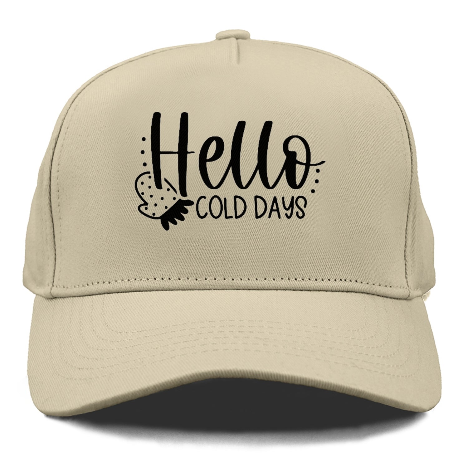 hello cold days Hat