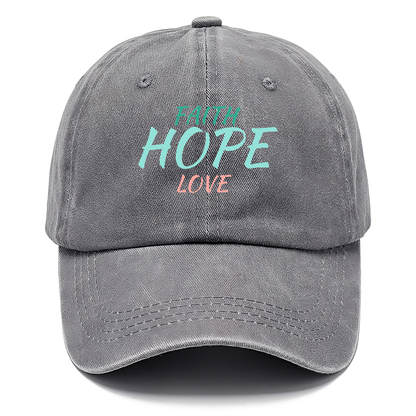 faith hope love Hat