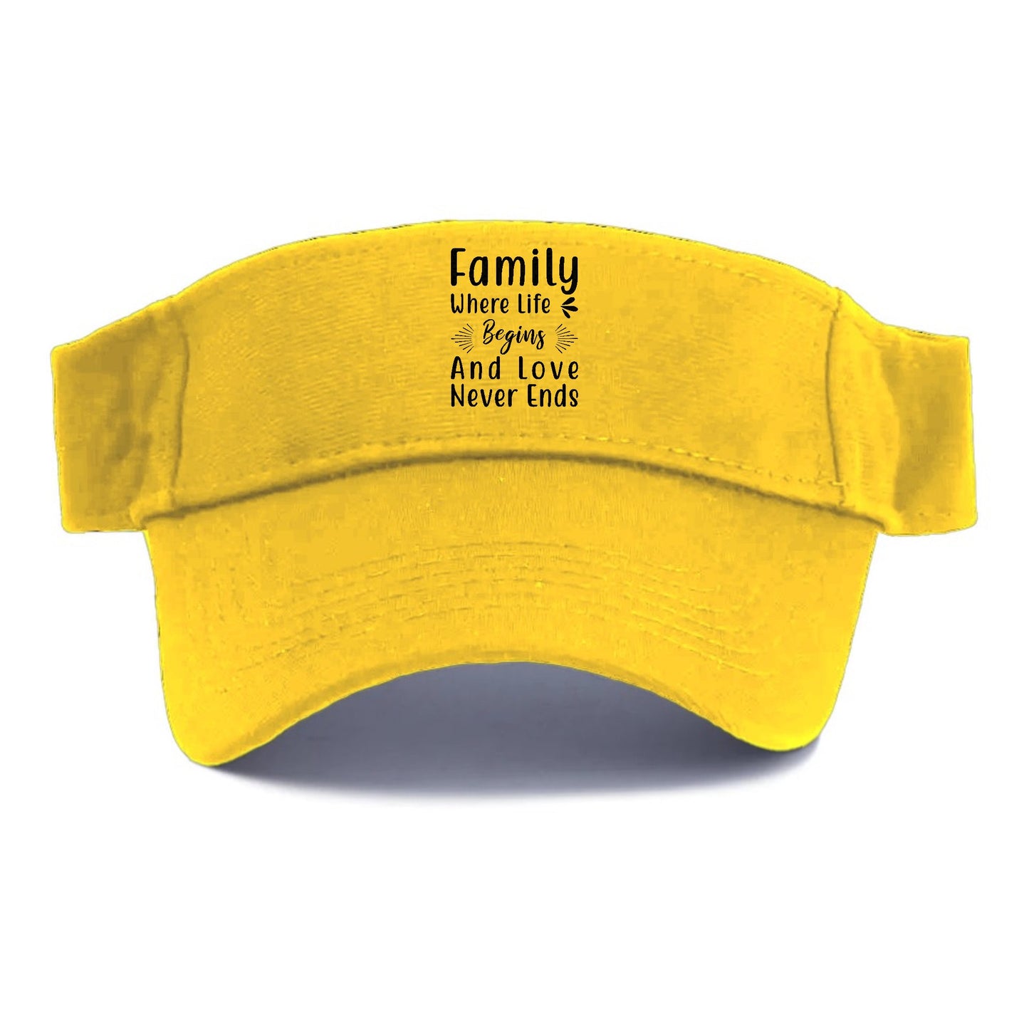 Family where life begins and love never ends Hat