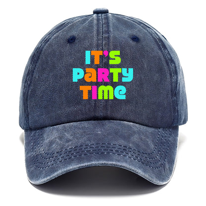 Retro 80s It's Party Time Hat