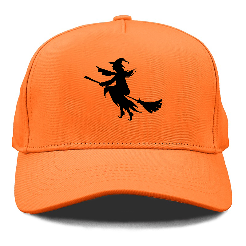 Witch On Broom 6 Hat